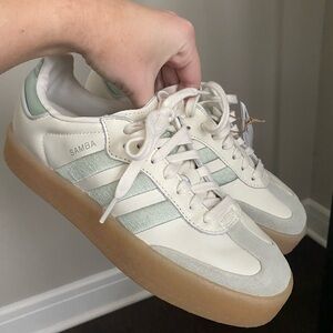 Adidas Samba Women’s Shoes - White and Green